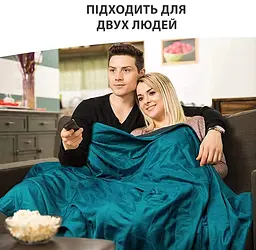 Плюшеве покривало похідне флісове укривало плед із чохлом камуфляж 200*140 см Solve KT7000908 - мініатюра 6