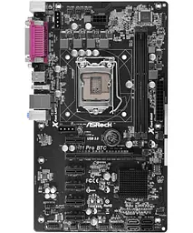 Материнська плата AsRock H81 Pro BTC (H81 Pro BTC) (Socket 1150, Intel H81, ATX) Б/в