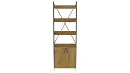 Етажерка 4/60 Ferrum-decor Серії Конект з тумбою 179x60x28 Сірий ДСП Артізан (FRD-102482) - мініатюра 2