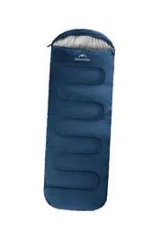 Спальник Naturehike Y150 (NH21MSD08) +11°C - з капюшоном - правий - темно-блакитний