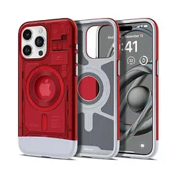 Чохол Spigen Classic C1 (MagFit) Ruby для iPhone 15 Pro (ACS06744) - мініатюра 2