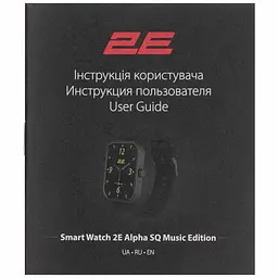 2E Смарт-годинник Alpha SQ Music Edition 46мм, 1.78`, 368x448, AMOLED, BT 5.2, Чорно-зелений - мініатюра 9