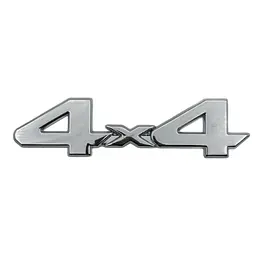 Емблема напис 4x4 для JEEP чорна 150×38 мм метал (на скотчі)