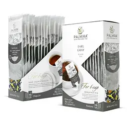 Чай Palmira Earl Grey (Сірий граф) з бергамотом, 15 шт/уп
