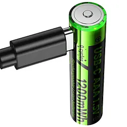 Акумуляторні батарейки Hoco JA4 (AAA ) Energy 2 pcs Black - мініатюра 4