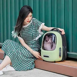 Рюкзак для перенесення Petkit Breezy2 Smart Cat Carrier Green (P7701-G) [85165] - мініатюра 5