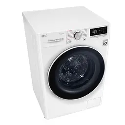Пральна машина LG з фронтальним завантаженням F4V5RS0W, 10,5кг, 1400, A+++-40%, Пар, глибина 56см, Дисплей, Інвертор, Білий (F4V5RS0W) - мініатюра 6