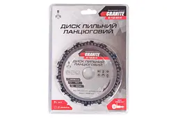 Диск пильний ланцюговий по дереву Granite 125 x 22.2 мм x 14 T - мініатюра 2