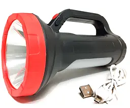 Пошуковий ліхтар-прожектор XPRO Rechargeable Search Light Portable Highlight 50W з USB-зарядкою, чорний (Rechargeable_Search_411)