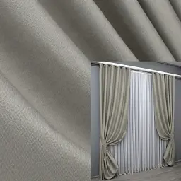 Комплект штор VR-Textil шенилл 2 шт 150x270 см тауп (1590ш)