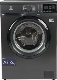 Пральна машина Electrolux з фронтальним завантаженням , 6кг, 1000, A+++, Дисплей, Чорний (EW6S406BXU)