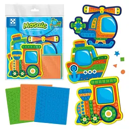 Набір для творчості мяка мозаїка Транспорт Vladi Toys VT4511-10 (4820234764631) shop (4820234764631)