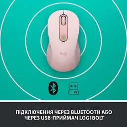 Мишка Logitech Signature M650 L Wireless Rose (910-006237) - мініатюра 5