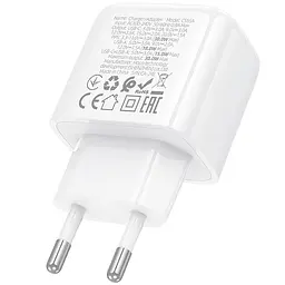 МЗП Hoco CS55A Surplus PD30W+QC3.0 (1USB-A/1C) White - мініатюра 7