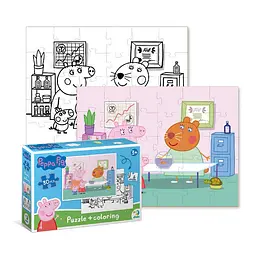 Пазл 2в1 "Peppa Pig" 200116 Dodo 30 елементів, в коробці (4823115905369)