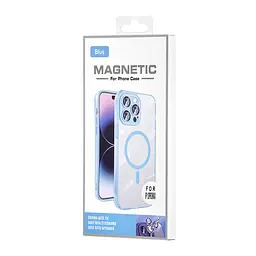 Чохол TPU Edge & PC with MagSafe (Protected Camera & Lens) iPhone 13 Pro Max Blue - мініатюра 2