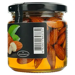 Мед Ascania Луговий з мигдалем 250 г - мініатюра 3