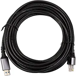 Кабель PowerPlant CAT6 UTP, USB3.0 Type-A - RJ45 7.5 м