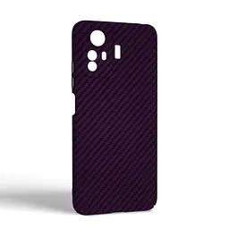 Карбоновый чехол для Xiaomi Redmi Note 12S 4G, LikeCarbon, фиолетовый, панель, защитный чехол-накладка, ультратонкий и легкий, противоударный, обеспечивает защиту от ударов, падений и царапин, ArmorStandart (ARM71950) - мініатюра 2