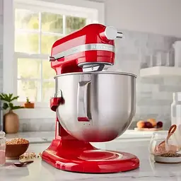 Планетарний міксер KitchenAid Artisan з підйомною чашею 6.6 л червоний (5KSM70SHXEER) - мініатюра 13
