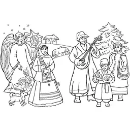 Велика книга розмальовок Ranok Creative Зимові свята 1736015, 64 сторінки - мініатюра 4