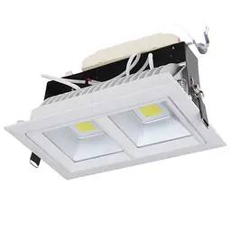 Світильник стельовий Brille LED-233/2x20W CW врізний (32-241)
