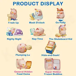 Колекційна фігурка 10/10 Toys LuLu the Piggy серія Stay with You Series blind box (TZA12114) - мініатюра 4