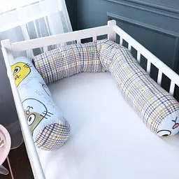Валики-бортики MirSon Kids Time 18-0007 Cool Cat захисні бежеві 2 шт. - мініатюра 3