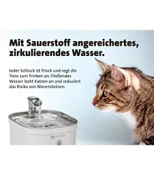 Поїлка для тварин Molly&Cody WF040 Pet Water Fountain White - мініатюра 4