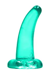 Фалоімітатор - Realrock Dildo 4,5" Turquoise - мініатюра 2