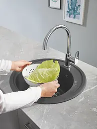 Кухонна мийка Grohe K200 із композиту 31656AT0, Чорний - мініатюра 5