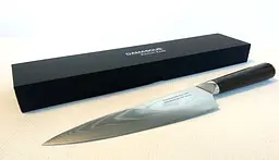 Ніж кухарський 20 см Damascus DK-HJ 6005 AUS-10 Дамаська сталь 67 шарів - мініатюра 3