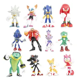 Іграшки Супер Сонік і його друзі Sonic The Hedgehog, 12 шт. - мініатюра 1