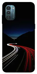 Чохол Demsky Червоно-біла дорога для Nokia G21