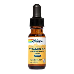 Вітамін D3 Solaray 25 мкг (Vitamin D-3) - 14,8 мл