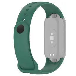 Ремінець до фітнес браслета Armorstandart для Xiaomi Smart Band 10/9/8 Dark Green (ARM86907) - мініатюра 2