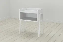 Тумба модульна Ferrum-decor Джузі 540x450x320 метал Білий ДСП Білий 16 мм (FRD-102975)