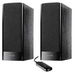 Акустична система Microlab 2.0 B-56, 3Вт., USB живлення, чорне дерево (B56 BLACK WOODEN) - мініатюра 2