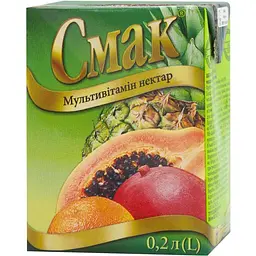 Нектар Смак Мультивітамін 0.2 л - мініатюра 2