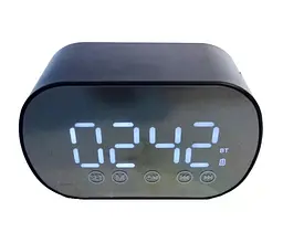 Bluetooth колонка з годинником S15 BT - портативна бездротова колонка з будильником, FM-радіо, LED-дисплеєм і підтримкою microSD - мініатюра 2