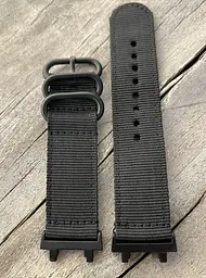Нейлоновий ремінець Primo Traveller для годинника Xiaomi Amazfit T-Rex 2 (A2170) Black - мініатюра 2
