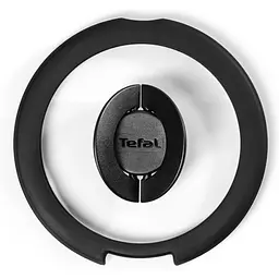 Скляна кришка Tefal Ingenio 26 см прозоро-чорна (L9846653) - мініатюра 2