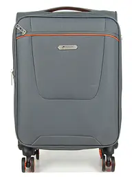 Валіза Малий (S) тканинний на 4 колесах Airtex 825 27 л 55х35х20 см Сірий - мініатюра 2