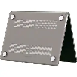 Пластикова накладка (верх та низ) DK HardShell Case для Apple MacBook Air 15` M2-M4 A2941/A3114/A3241 (2023-2025) Gray [151633] - мініатюра 4