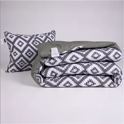 Ковдра MirSon Сolor Fun Line Silver Geo Zebra White Silk дитяча 110 х 140 см (2200014312825) - мініатюра 3
