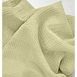 Рушник вафельний Cosas Cube Olive 75x130 см, оливковий - мініатюра 2