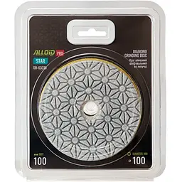 Круг алмазний Alloid Building Tools Star шліфувальний на липучці 100 мм зерно 100 (DD-63370) - мініатюра 4