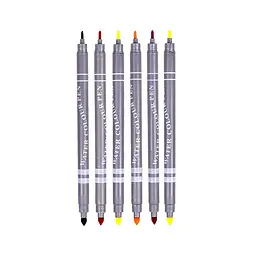 Дитячі фломастери Двосторонній COLOR-IT 108-10F 10 кольорів - мініатюра 2