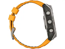 Спортивний годинник Garmin Fenix 8 51mm AMOLED Sapphire Titanium w. Spark Orange/Graphite Silicone Band (010-02905-10/11) - мініатюра 10