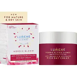 Бальзам для обличчя Lumene Nordic Bloom Vitality Anti-Wrinkle & Revitalize Rich Day Cream денний відновлюючий проти зморшок для зрілої шкіри 50 мл - мініатюра 2